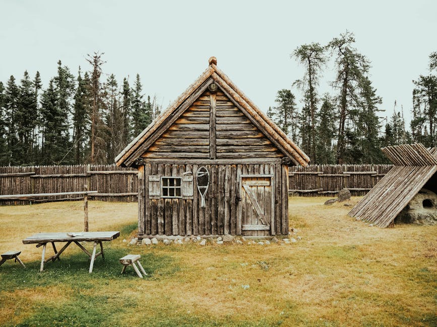 Arctic Log Cabins With Aurora Roof Panels