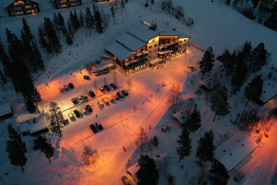 Ice-Domed Suites Where Snow Glows From Inside Out
