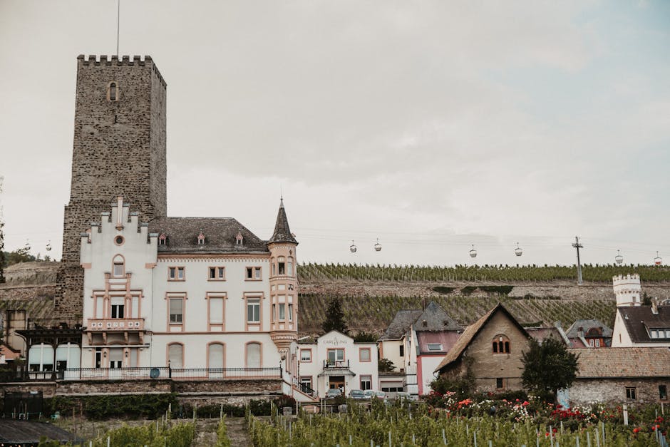 Medieval Towers Turned Into Vineyard Hotels